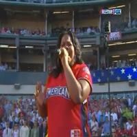 STAGE TUBE: GLEE's Riley Performs at All-Star Game Video